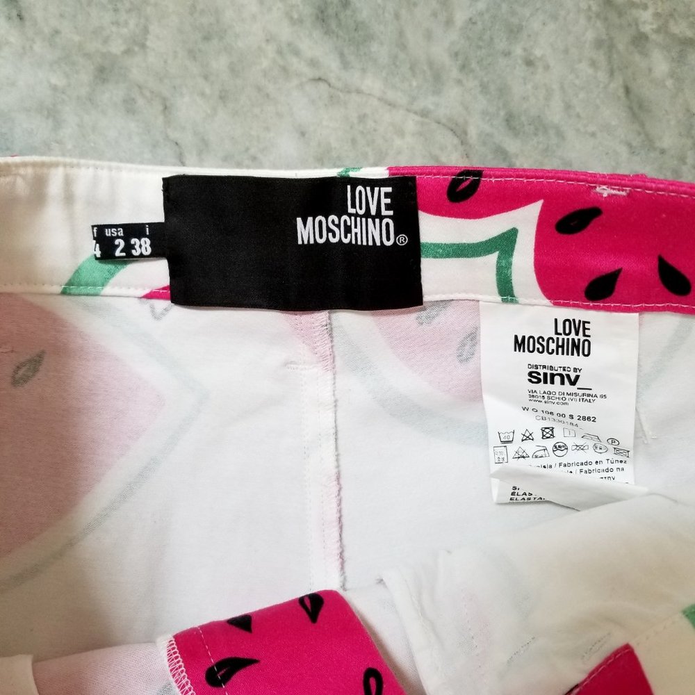 Love Moschino | Watermelon Ruffle Shorts - Picture 3 of 3